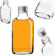 Flaschen Fläschchen 100ml Silber Verschlüsse 10 Stücke