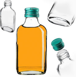 Flask Bottle 100ml Green Cap 1 Pc