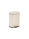 Atmosphera Büromülleimer Creme Soft Close 5l/21x18,5x29,5cm