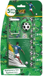 Set Școlar 5 Piese Must Team Băiat Fotbal Set 6 Buc Set 6 Bucăți