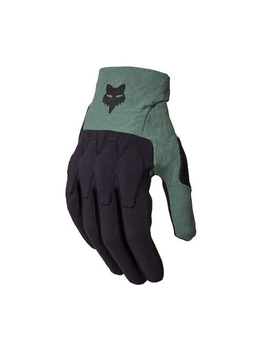 Fox Defend D3o Glove Γάντια Ποδηλασίας Πράσινα