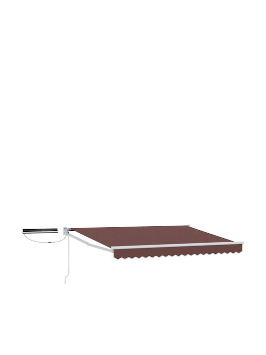 vidaXL Brown Terrace Tent 3.5x2m