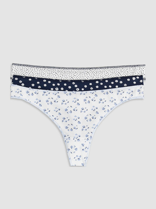 Cotonella Γυναικεία String 3Pack