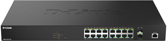 D-Link DMS-1250-18P/E L2 Schalter mit 16 Gigabit Ethernet-Ports und 2 SFP-Ports