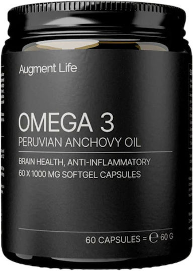 Augment Life Omega 3 Fish Oil 1000mg 60 Softgels