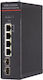 Hikvision DS-3T1506HP-SI-4P2F Switch Gestionat L2 PoE cu 4 Porturi Gigabit (1Gbps) Ethernet și 2 Porturi SFP