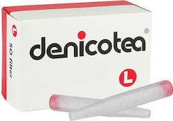 Denicotea Ανταλλακτικά Φίλτρα Πίπας 8mm Long Μήκος 55mm 50τεμ Denicotea Ανταλλακτικά Φίλτρα Πίπας 8mm Long Μήκος 55mm 50τεμ