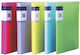 Clipboards & Form Holders A4 80 Neon Transparent Sleeves Various Bright Colours Pack 6 Pieces