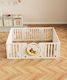Plastic Play Fence Bear 120x180x62cm Beige Un-pl26-bg