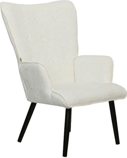 Armchair 67x74x97cm Cream Armchair 67x74x97cm Cream