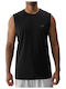 Athletic Short Sleeve Black Blouse