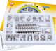 Roza Metal Brain Teasers Set 18 Pieces Logic Puzzle & IQ Game Kids & Adults Educational Brain Teaser