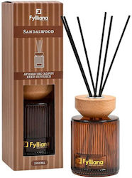 Home Fragrance Sandalwood Glass Bottle Sticks Fylliana Fl25240 Gift Packaging Brown Color 200ml
