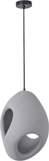 Eurolamp Pendant Ceiling Light Gray with E27 Socket 29x29x41cm