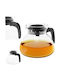 Kadax Kadax Glas-Teekanne Schwarz 1700ml