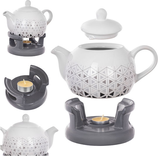 Kadax Чайник Керамичен Сив 1000ml