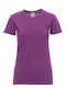Sunset Lady T-shirt Frauen Payper Sommer Lila