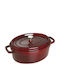 Staub La Cocotte Niederländischer Ofen Oval Gusseisen 29x29cm 4,2l