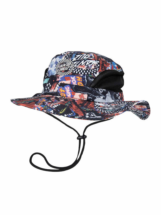 Santa Cruz Fabric Men's Bucket Style Multicolour Hat