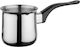Cheffinger 900ml Turkish Coffee Pot Integrated Spout Ergonomic Handle Black Silver