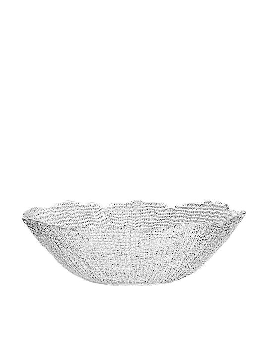 Estia Roche Glass Salad Bowl Transparent 27.5x8cm 2 Pieces