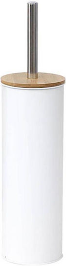 Atmosphera Bamboo Bathroom Toilet Brush White