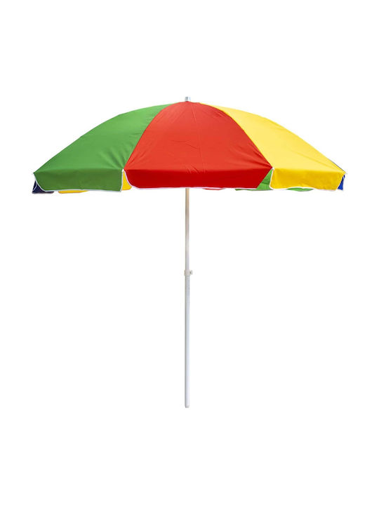 Floor Umbrella Metal Multicolour 3x2.6m
