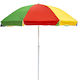 Floor Umbrella Metal Multicolour 3x2.6m
