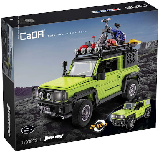 CaDA Bricks Τουβλάκια Make Your Bricks Move για 8+ Ετών 1803τμχ