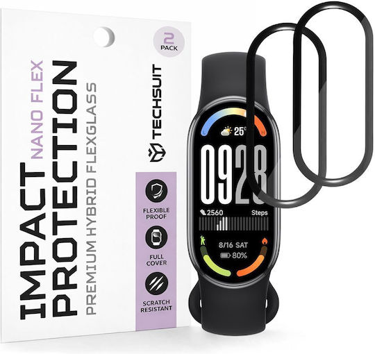 Techsuit Nano Flex Screen Protector pentru Xiaomi Smart Band 10 2 buc