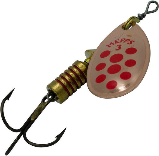 Πεταλούδα Mepps Aglia Decore Red Dots Χρωμα Χαλκο Μεγεθος 1