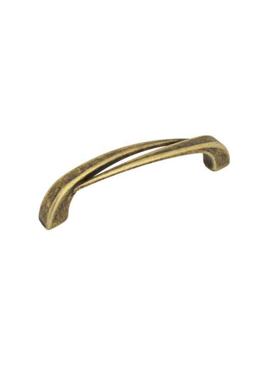 Viobrass Antique Furniture Handle Metal Antique with Hole Centers 60mm 157/9