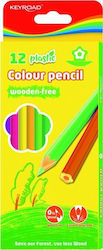 Keyroad Keyroad Colored Pencils 12 Pcs Box Hanging Display Color Mix Keyroad Keyroad Colored Pencils 12 Pcs Box Hanging Display Color Mix