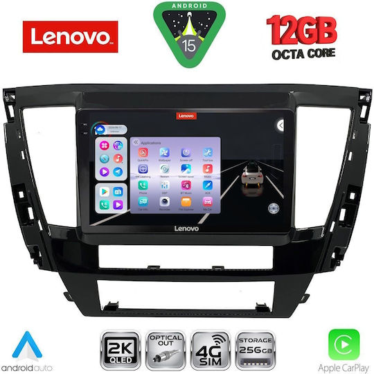 Lenovo Car Audio System for Mitsubishi Pajero BMW X1 / X3 / X4 2020 (Bluetooth/USB/WiFi/GPS/Apple CarPlay/Android Auto) with 9" Touch Screen