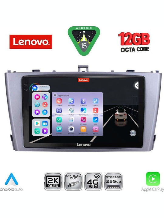Lenovo Car Audio System for Toyota Avensis BMW X1 / X3 / X4 2009-2015 Bluetooth USB WiFi GPS Apple CarPlay Android Auto with 9" Touch Screen