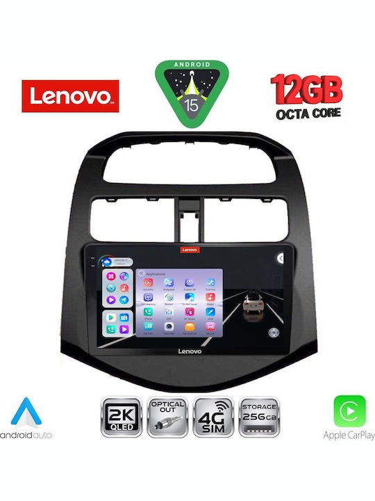 Lenovo Автомобилна Аудио Система за BMW X1 / X3 / X4 Chevrolet Spark 2009-2015 (Bluetooth/USB/Вграден Wi-Fi/GPS/Apple CarPlay/Android Auto) с Touch Screen 9"
