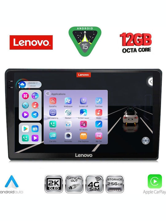 Lenovo Car Audio System for BMW X1 / X3 / X4 Audi A4 2002-2008 Bluetooth USB WiFi GPS Apple CarPlay Android Auto with 9" Touch Screen