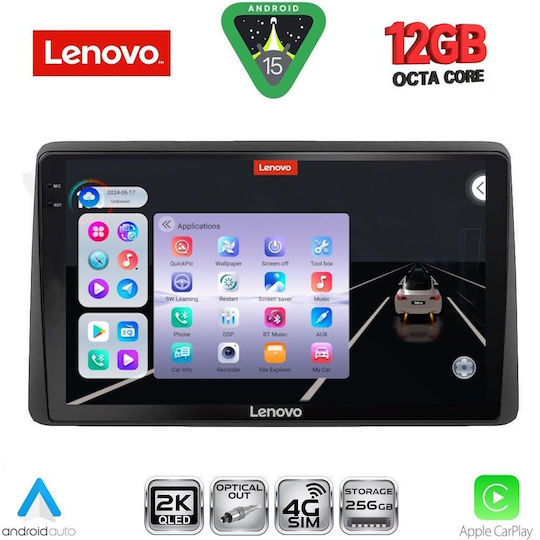 Lenovo Ηχοσύστημα Αυτοκινήτου για BMW X1 / X3 / X4 Nissan Juke 2021 (Bluetooth/USB/WiFi/GPS/Apple-Carplay/Android-Auto) με Οθόνη Αφής 10"