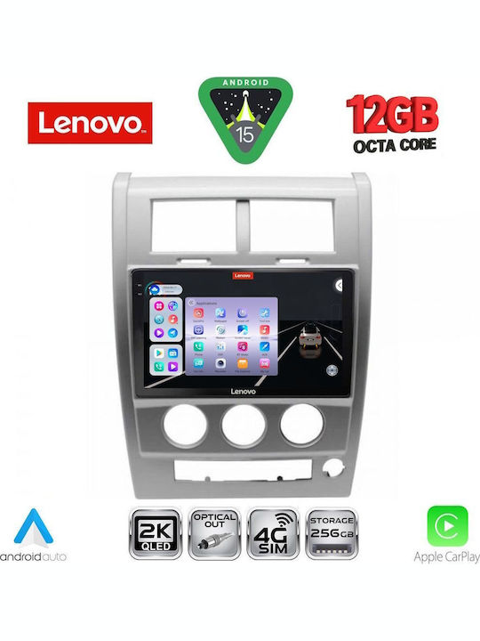 Lenovo Car Audio System for BMW X1 / X3 / X4 Jeep Cherokee / Liberty 2007-2014 Bluetooth USB WiFi GPS Apple CarPlay Android Auto with 10" Touch Screen