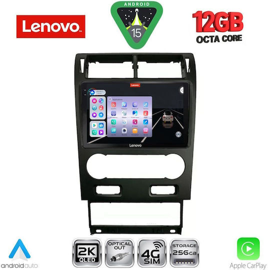 Lenovo Car Audio System for BMW X1 / X3 / X4 Ford Mondeo 2003-2006 Bluetooth USB WiFi GPS Apple CarPlay Android Auto with 9" Touch Screen