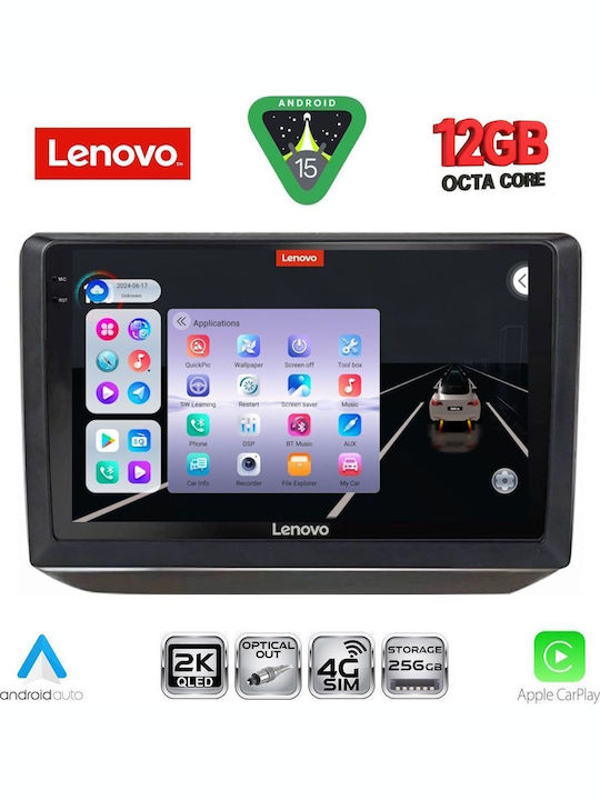 Lenovo Car Audio System for BMW X1 / X3 / X4 Skoda Fabia 2008-2014 Bluetooth USB WiFi GPS Apple CarPlay Android Auto with 10" Touch Screen