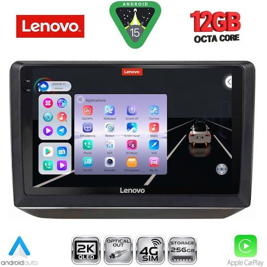Lenovo Ηχοσύστημα Αυτοκινήτου για BMW X1 / X3 / X4 Skoda Fabia 2008-2014 (Bluetooth/USB/WiFi/GPS/Apple-Carplay/Android-Auto) με Οθόνη Αφής 10"