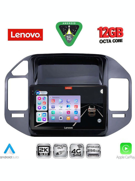 Lenovo Car Audio System for Mitsubishi Pajero BMW X1 / X3 / X4 1999-2006 (Bluetooth/USB/WiFi/GPS/Apple CarPlay/Android Auto) with 9" Touch Screen