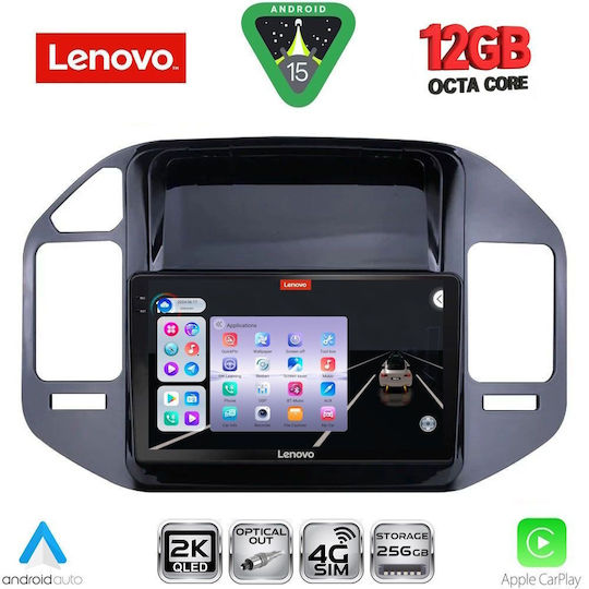Lenovo Car Audio System for Mitsubishi Pajero BMW X1 / X3 / X4 1999-2006 (Bluetooth/USB/WiFi/GPS/Apple CarPlay/Android Auto) with 9" Touch Screen