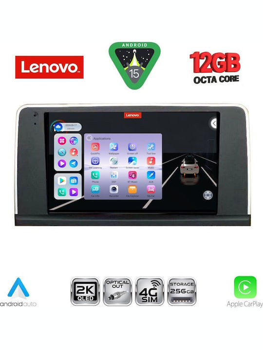 Lenovo Car Audio System for BMW X3 (F25) / X1 / X3 / X4 2011-2013 (Bluetooth/USB/WiFi/GPS/Apple CarPlay/Android Auto) with 9" Touch Screen