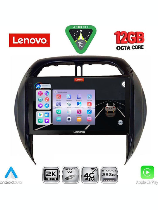 Lenovo Car Audio System for Toyota RAV 4 BMW X1 / X3 / X4 2000-2006 with Clima (Bluetooth/USB/WiFi/GPS/Apple CarPlay/Android Auto) with 9" Touch Screen