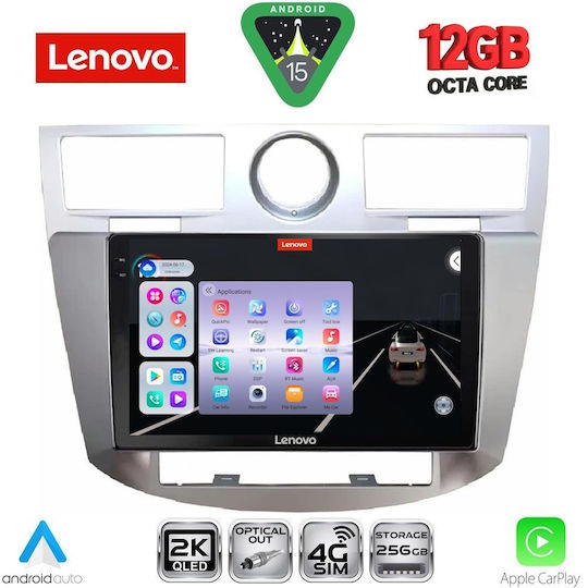 Lenovo Ηχοσύστημα Αυτοκινήτου για BMW X1 / X3 / X4 Chrysler Sebring 2008-2010 (Bluetooth/USB/WiFi/GPS/Apple-Carplay/Android-Auto) με Οθόνη Αφής 9"