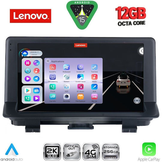 Lenovo Car Audio System for BMW X1 / X3 / X4 Audi Q3 2013-2018 (Bluetooth/USB/WiFi/GPS/Apple CarPlay/Android Auto) with 9" Touch Screen