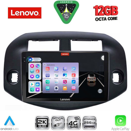 Lenovo Car Audio System for Toyota RAV 4 BMW X1 / X3 / X4 2006-2012 Bluetooth USB WiFi GPS Apple CarPlay Android Auto with 10" Touch Screen