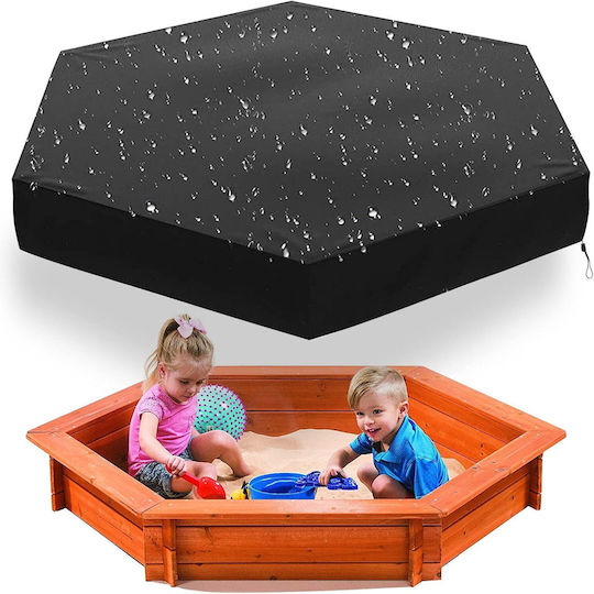 Wasserdichtes Schutzprodukt für Esstisch Sandbox Cover 230x200cm in Schwarz Farbe